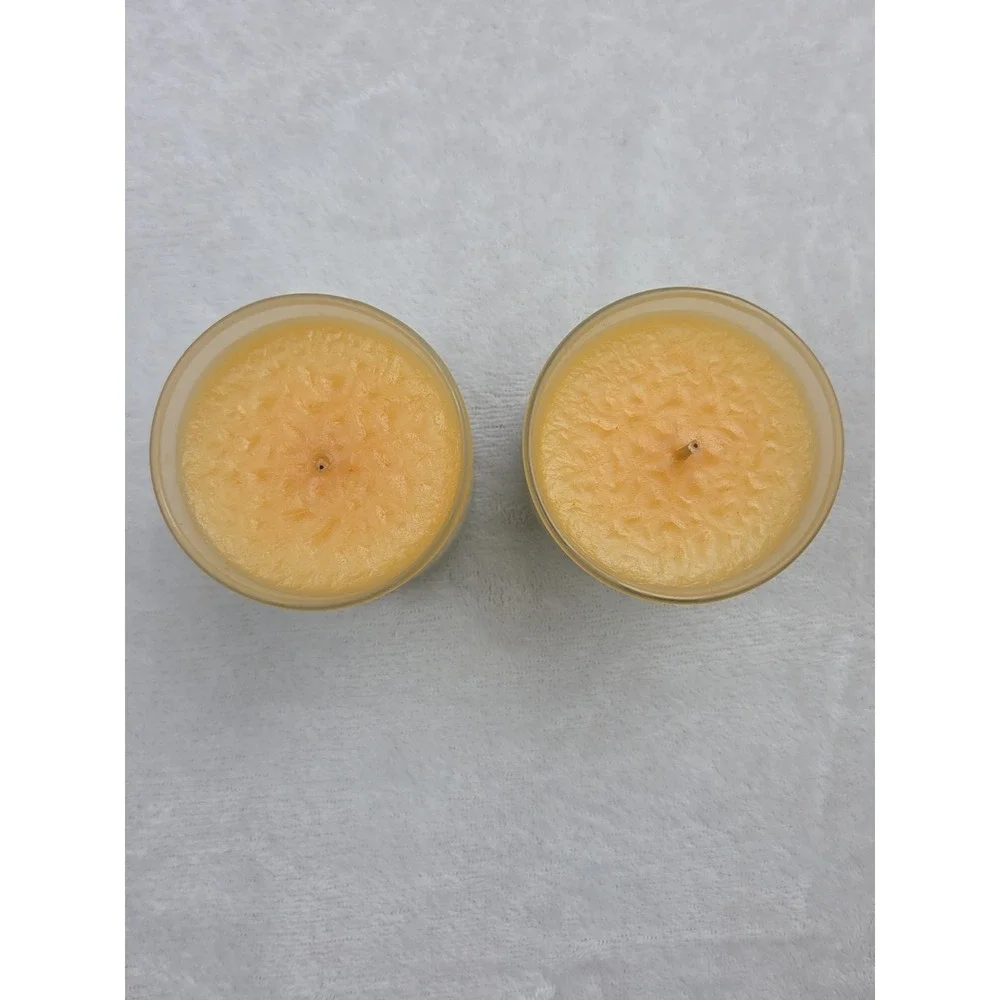 2 Vintage Jessica McClintock Fragrance Scented Candles New in Box Beeswax 5.7 oz